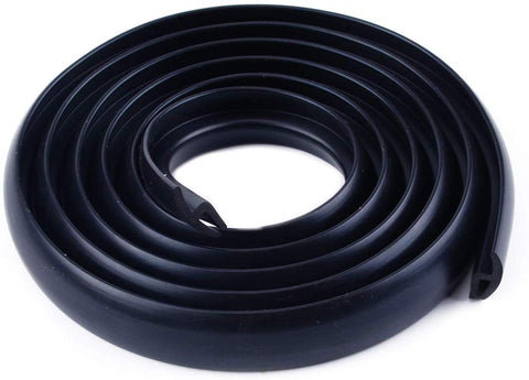 CITALL 1.7M Black Car Ageing Under Front Windshield Panel Sealed Trim Trim Moulding Rubber Strips