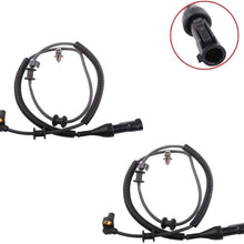 MOSTPLUS 2Pcs (Front Left + Front Right) ABS Speed Sensor Compatible for 06 07 08 Ford F-150 4.2 4.6 5.4L 4WD SU10066 5L3Z2C204A