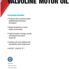 Valvoline Daily Protection SAE 10W-30 Conventional Motor Oil 1 QT, Case of 6