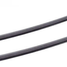 1 Pair Black Al Roof Rack Cross Bars Top Rail Carries For 14-17 Highlander LE