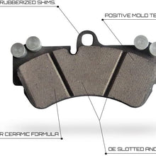 Approved Performance G23632P - Front Set of Carbon Fiber Impregnated Brake Pads