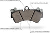 Approved Performance G23632P - Front Set of Carbon Fiber Impregnated Brake Pads