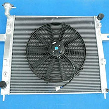 Aluminum Radiator + Fan For JEEP GRAND CHEROKEE 4.0L L6 LAREDO/LIMITED/OVERLAND 1999-2004