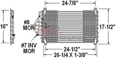 OSC Cooling Products 3165 New Condenser