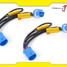 Wire LED Resistor Canceler Error Decoder Headlight Bulb Flickering Fix, Compatible With 9004 HB1
