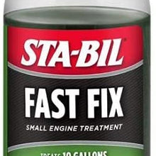 STA-BIL (22303 Fast Fix Small Engine Treatment - Cleans Carbs and Injectors - Fixes Rough Running Engines - Eliminates Water - Treats 10 Gallons, 4 fl. oz.