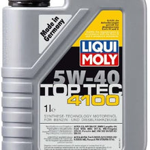 Liqui Moly (3700-6PK) Top Tec 4100 Low Ash 5W-40 Synthetic Motor Oil - 1 Liter, (Pack of 6)
