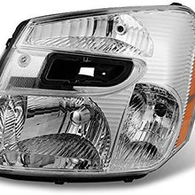 For 2005 2006 2007 2008 2009 Chevy Equinox SUV Clear Left LH Driver Side Headlight Headlamp Replacement