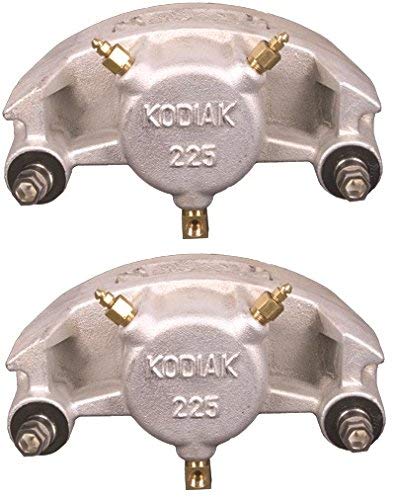 2-Pack Kodiak Trailer Brakes Replacement Dacroment Caliper w/ Ceramic Pads