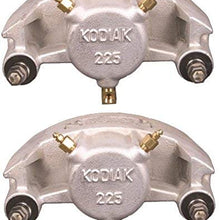 2-Pack Kodiak Trailer Brakes Replacement Dacroment Caliper w/ Ceramic Pads