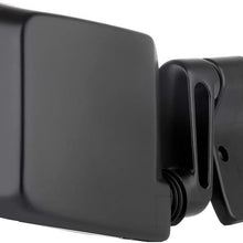 ECCPP Texture Side View Mirror Black Pair Side Mirror Replacement fit for 1987-2002 Jeep Wrangler (exclude 1996) with Manual Folding