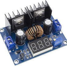 ZEFS--ESD Electronic Module LED Voltmeter Adjustable 4-36V to 1.25-36V Step-Down Board Module 8A 200W DC-DC Power Drop Module