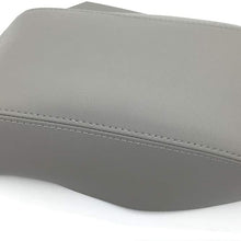 DSparts Center Console Lid Armrest Cover Leather for Toyota Avalon 2000-2004 Leather Part Only (Gray)