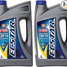 Suzuki ECSTAR V7000 10W-40 Marine 4-Stroke Engine Oil, 2 Gal (990C0-01E30-GLNx2