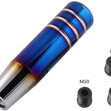 TUIJODAIX Bride Aluminum Burnt Blue Universal Gear Shift Knob Shifter Lever Head V2-13CM