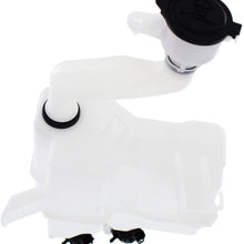 Washer Reservoir Windshield Expansion Tank w/Washer Pump, Filler Neck, and Cap compatible with Vehicles w/Headlight Washer