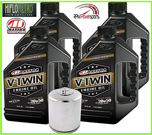 RPM Synthetic Blend Engine Oil Change Kit Harley Davidson Twin Cam V-Twin HF171CRC