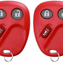 KeylessOption Keyless Entry Remote Control Car Key Fob Replacement for LHJ011 (Pack of 2)