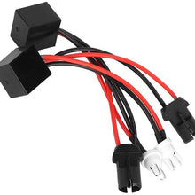 Hlyjoon Car Error Free Decoder 2pcs T10 LED Headlight Decoder Device Anti-Flicker Resistors Error Canceller Car Vehicles LED Headlight Decoder