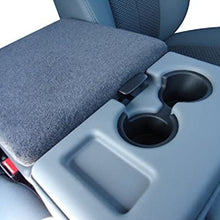 Car Console Covers Plus Made in USA Center Armrest Console Cover Designed for Ford F150 F250 with Fold Down Seat 2014-2020 Your Console Should Match Image and Lid Must Open Dark Gray