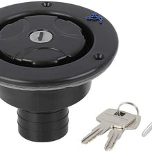 X AUTOHAUX Round Water Linlet Lock with Gravity Fresh Water Fill Hatch Inlet Plastic for Car RV