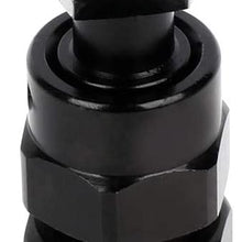ANPART AN6 12Ft Braided Fuel Line Hose Nylon braided fuel gas pipe hose and AN6 6 pcs Swivel Hose End Fittings