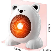 Zyyqt Mini Desktop Heater, Low Power Desktop Home Office Student Dormitory Small Sun Heater (Color : Pink)