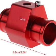 Autone 26mm-40mm Car Water Temp Temperature Sensor Gauge Joint Pipe Sensor Radiator Hose Adapter