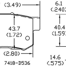 V-Trust Top Quality Ceramic Brake Pads-VTCRD536-[REAR Wheel]