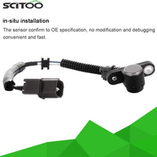 SCITOO 37500-P72-A01 Crankshaft Position Sensor Fits 1996 1997 1998 1999 2000 2001 Acura Integra, 1999 2000 Honda Civic, 1996 1997 Honda Civic del Sol, 1997 1998 1999 2000 2001 Honda CR-V