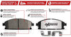 Power Stop Z36-1333, Z36 Truck & Tow Carbon-Fiber Ceramic Front Brake Pads