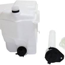 Windshield Washer Tank Assembly Compatible with GS300/GS460 06-11 / Lexus IS250/IS350 06-15 W/Pump Cap Inlet and Snsr W/Headlamp Washer Holes