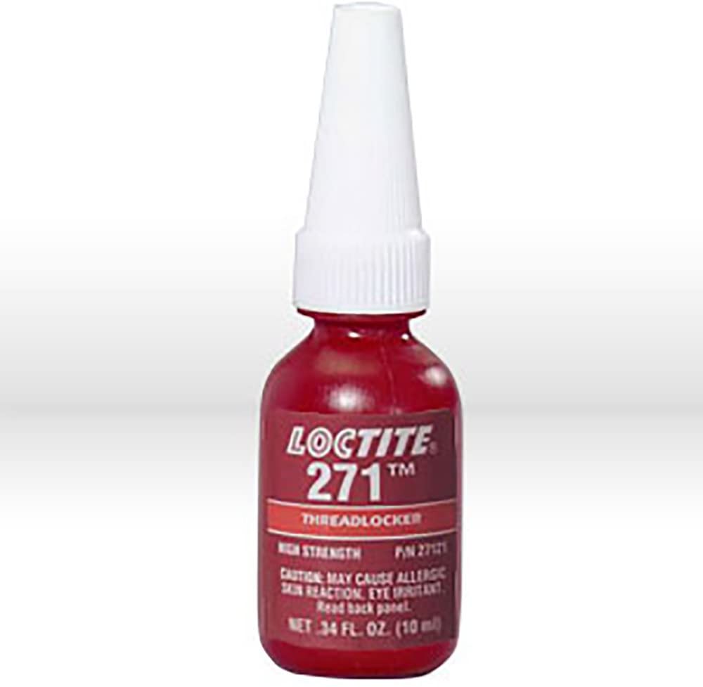 Loctite 27121 271 Threadlocker (High Strength), Red, 10 Ml Bottle