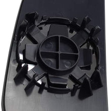 Passenger Side Tow Mirror Glass with Base Outer Replacement for 09-18 Ram Pickup
