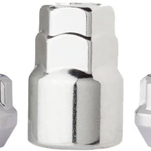 DPAccessories LOB2L6HC-CH04LK4 Chrome Wheel Locks 12x1.5 Open End Bulge Acorn 19mm & 13/16" Locking Lug Nuts Wheel Lock Set