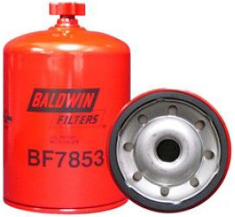 Baldwin Filters Heavy Duty BF7853 Secondary Fuel Spin-On Filter with Drain Filter