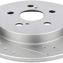 FINDAUTO Brake Rotor kits Professional Disc 2pcs fit for L-exus CT0h,for P-ontiac Vibe,for T-oyota Corolla/Matrix/Prius/Prius Plug-In/Prius Prime
