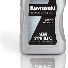 KAWASAKI PERFORMANCE 4-STROKE SEMI-SYNTHETIC OIL, PACK OF 4 QUARTS, 10W-40