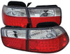 Spyder Honda Civic 96-00 2Dr LED Tail Lights - Red Clear (Red Clear)