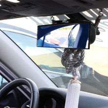iJDMTOY Universal Fit JDM 300mm 12-Inch Wide Anti-Glare Blue Tint Curve Convex Clip On Rear View Mirror For Car SUV Van Truck, etc