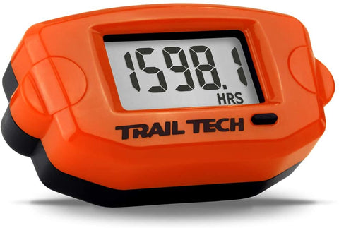 Trail Tech 743-A00 Orange TTO Digital Tach Hour Meter Gauge Surface Mount