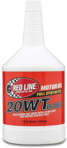 Red Line 10204 20WT 5W-20 Race Oil - 1 Quart Bottle