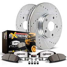 Power Stop K1950-36 Rear Z36 Truck & Tow Brake Kit, Carbon Fiber Ceramic Brake Pads and Drilled/Slotted Brake Rotors