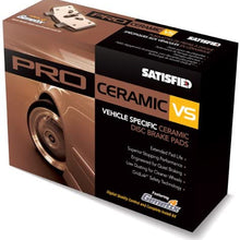 Satisfied Brake Products PR829C Front Ceramic Pads