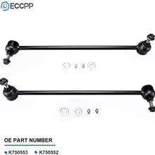 ECCPP Sway Bar Link Stabilizer bar fit for 2010 2011 2012 2013 2014 2015 Chevrolet Camaro 2pcs K750552 K750553