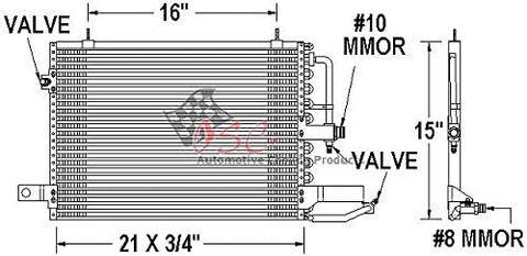 OSC Cooling Products 4748 New Condenser