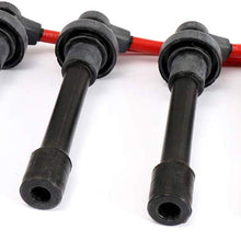 TUPARTS Pack of 5 Ignition Wire Sets Compatible with Honda Accord/Civic/Civic del Sol 1992-2002