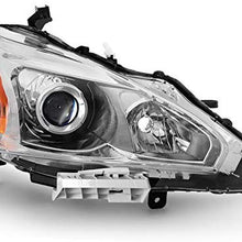 For 13-15 Altima 4 Doors Sedan Halogen Type Headlight Lamp Passenger Right Side Direct Replacement