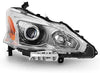 For 13-15 Altima 4 Doors Sedan Halogen Type Headlight Lamp Passenger Right Side Direct Replacement