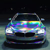 VViViD Silver Holographic Vinyl Wrap Rainbow Finish Roll DIY Air-Release Adhesive Film (6ft x 5ft)